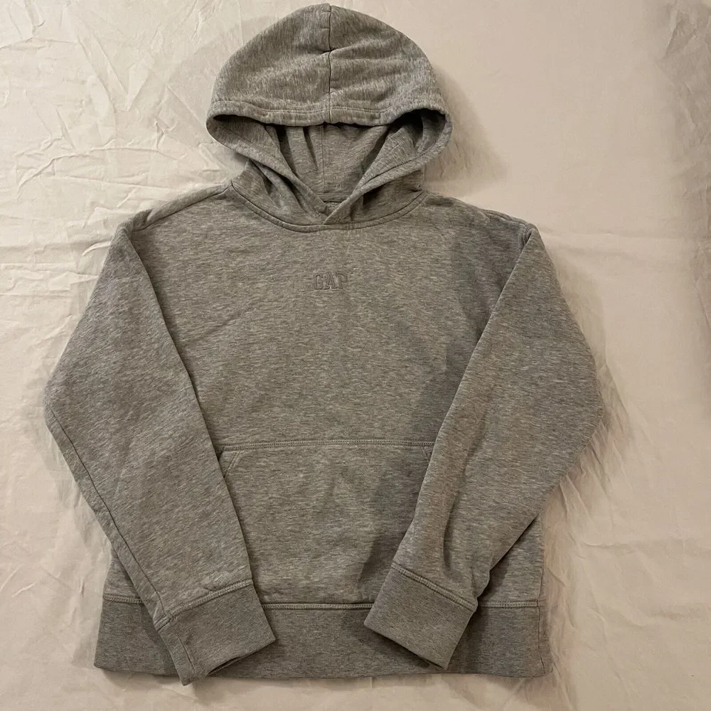 Gap Kids‎ Boys Gray Hoodie Sweatshirt Size Medium (8)
